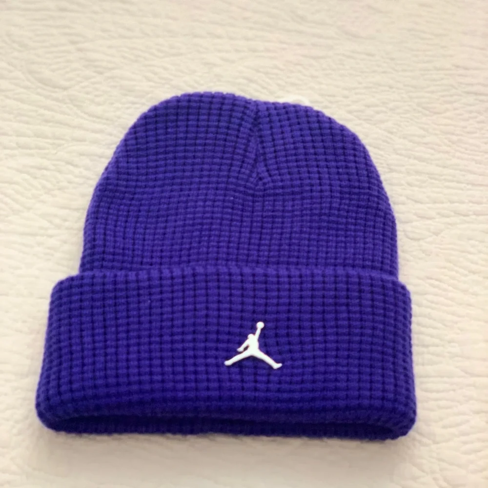 Jordan Purple Knit Beanie